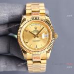 Swiss Quality Rolex Day Date 41 Citizen 8215 Gold Presidential Watch Super AAA Case